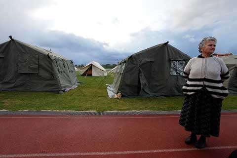 Greece Government measures for quake victims on Cephalonia