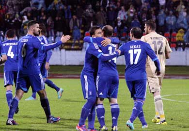 Greece top their qualifying group