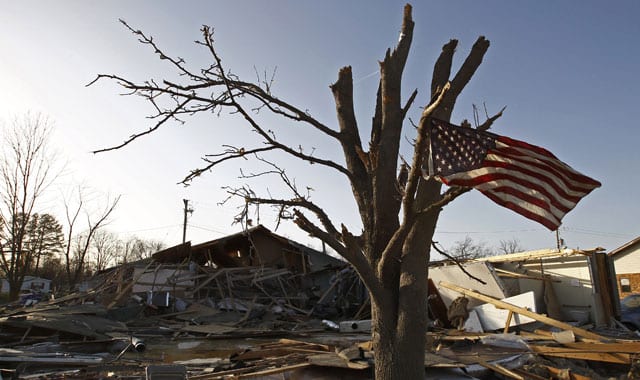 Twenty Die As Dozens Of Tornadoes Hit The US