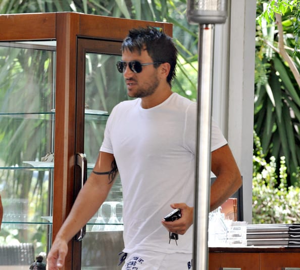 Difficult times for Peter Andre