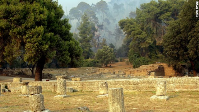 Olympia the birthplace of the Olympics is robbed