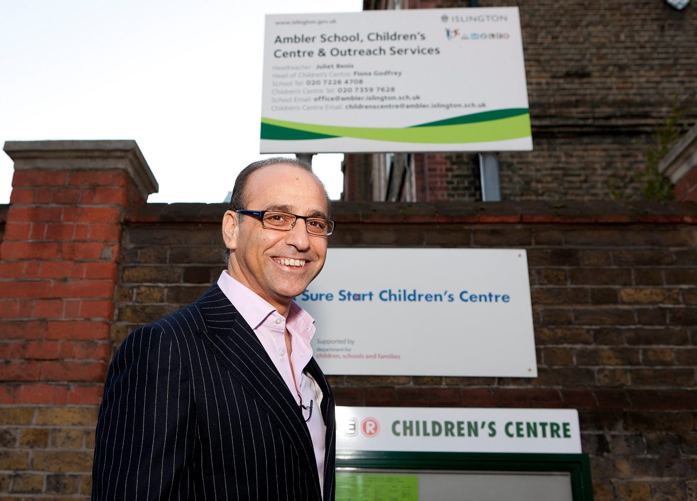 Theo Paphitis goes back to school on TV this sunday