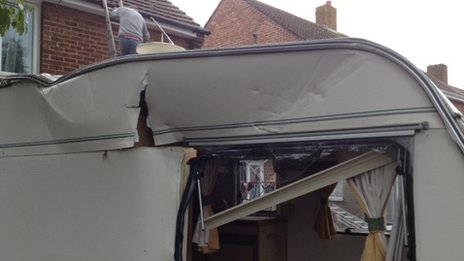 Tornado hits England