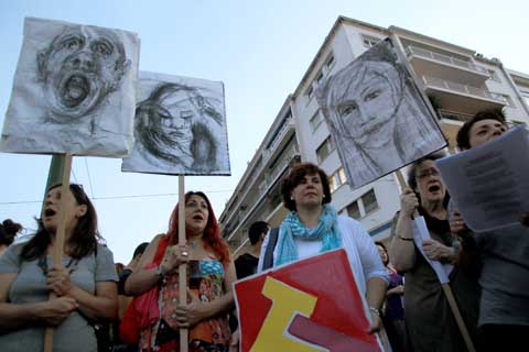 Greece teachers strike