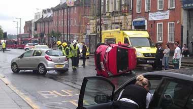 Barnet High Street pile up
