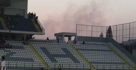 Cyprus hooliganism strikes again