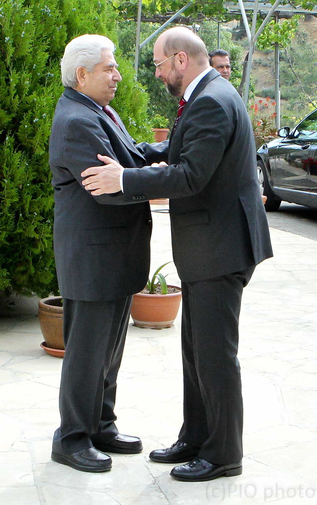 President Christofias meets with Martin Schulz
