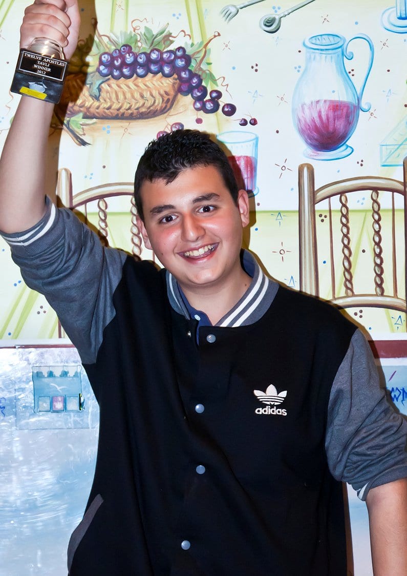 14 year old wins 12 Apostle Church Tavli Competition