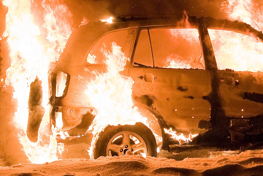 Arson attacks in Nicosia