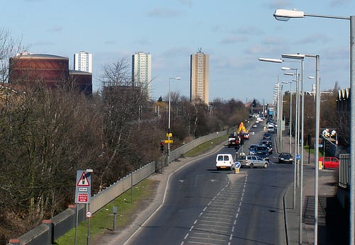 A1055 Meridian Way closed after serious crash