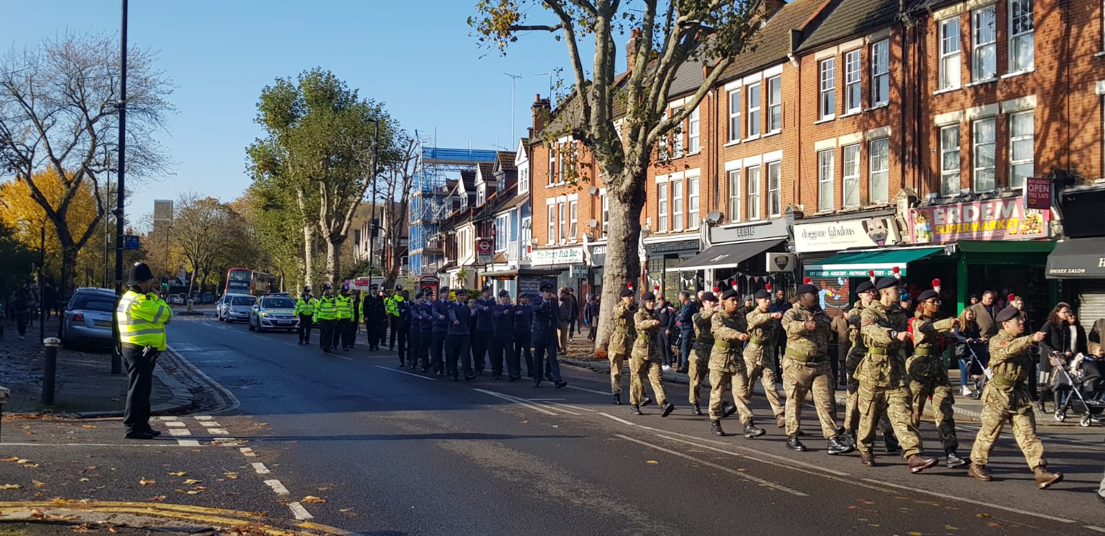 Hornsey Police assist with Remembrance Sunday
