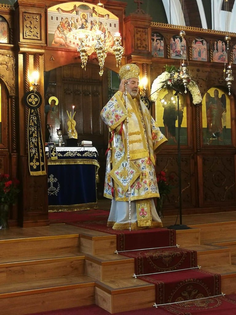 Archbishop Nikitas of Thyateira and Great Britain in Nottingham