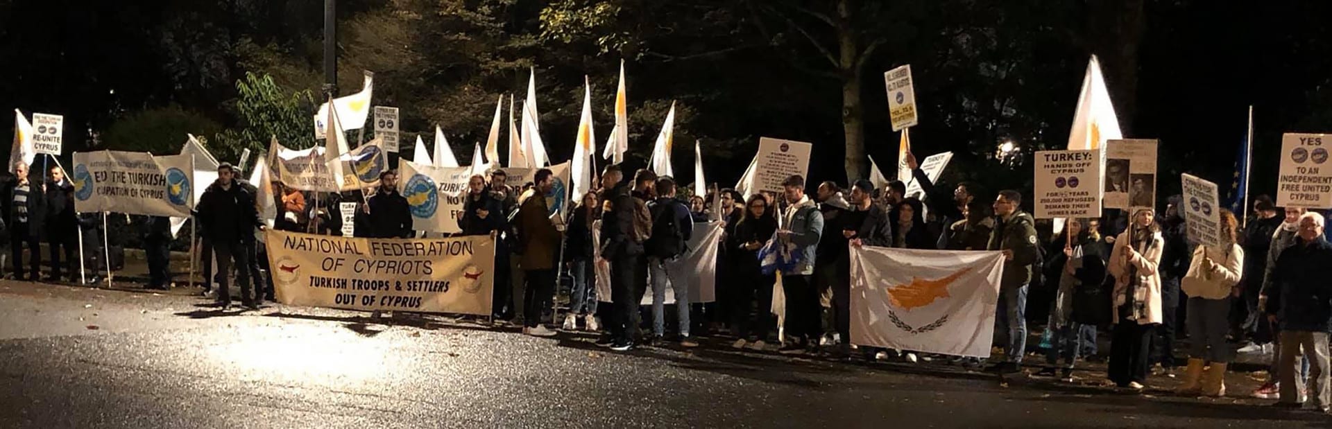 UK Cypriots once again show their support for a free, united Cyprus