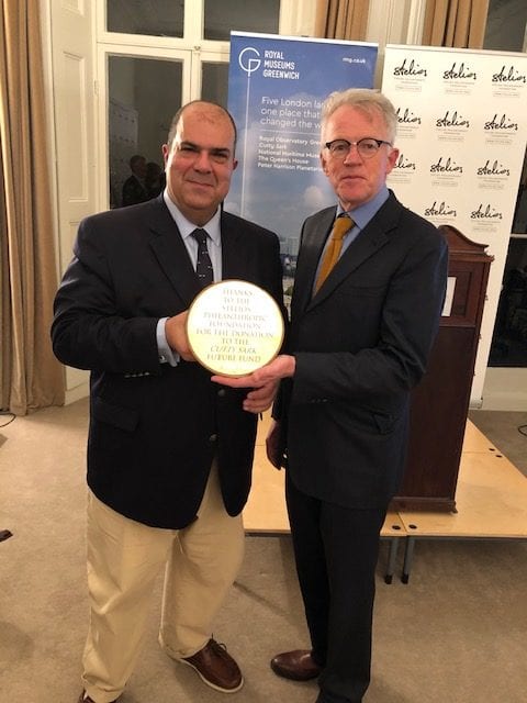 Sir Stelios Haji-Ioannou & the Stelios Philanthropic Foundation celebrate their partnership with the Royal Museums Greenwich & commitment of 5 years to the Cutty Sark Future Fund.