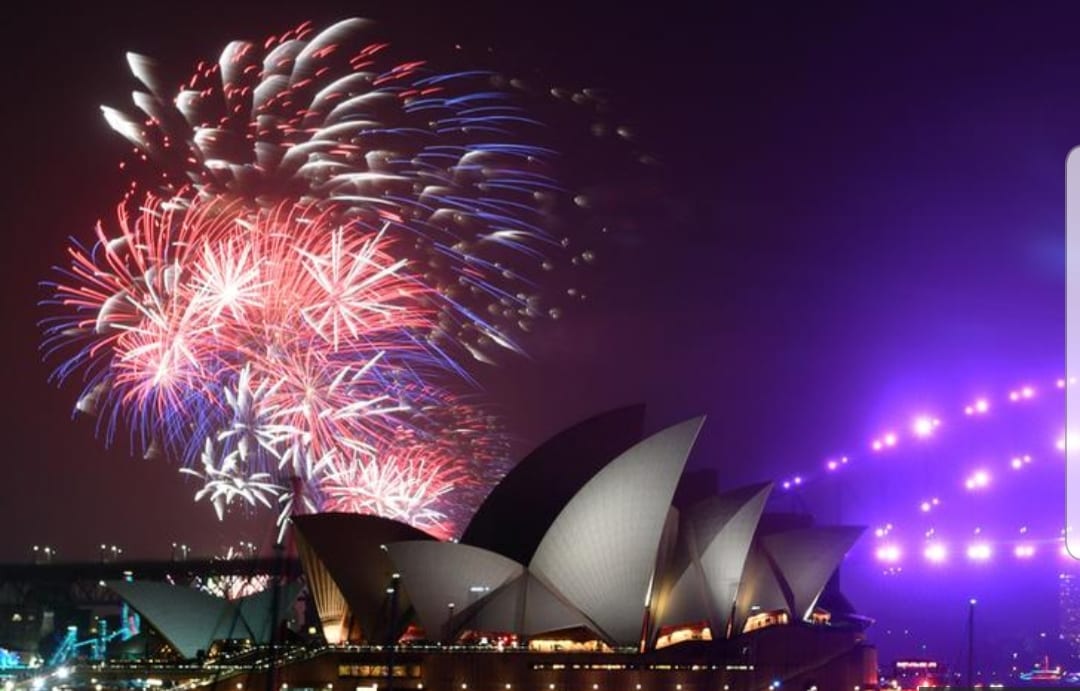 World rings in the new year amid wildfires, protests
