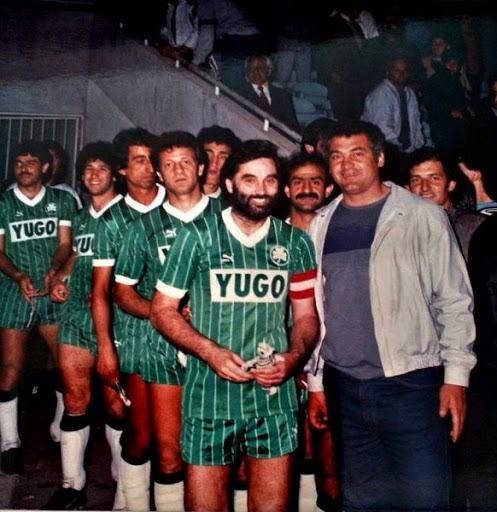 The great footballer George Best playing for Omonia Cyprus