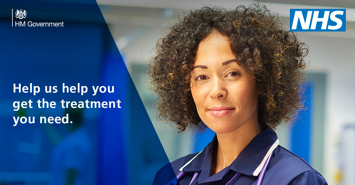 Help us get you the treatment you need