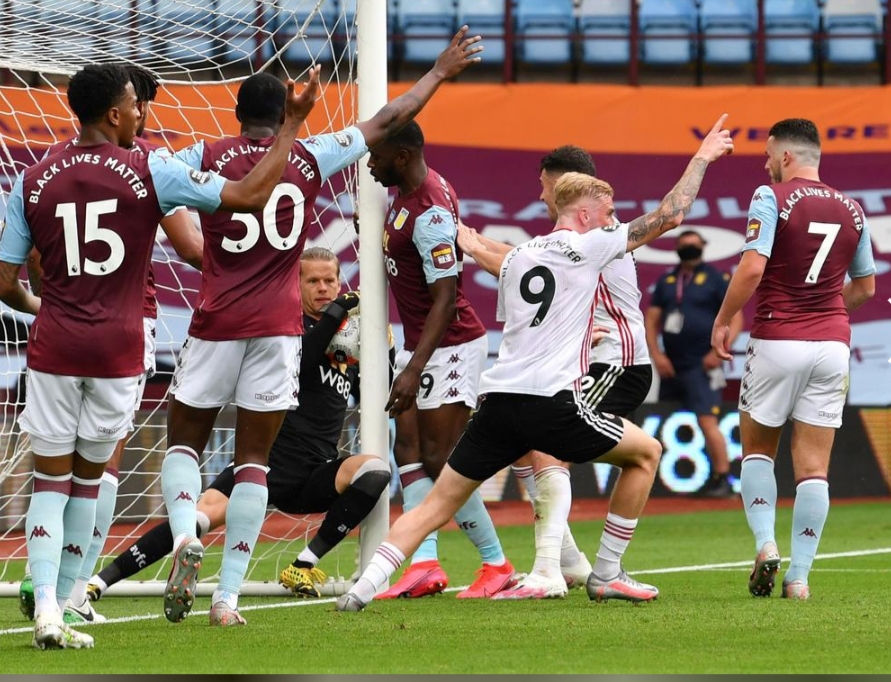 Sheffield United denied by tech error in 0-0 draw with Villa