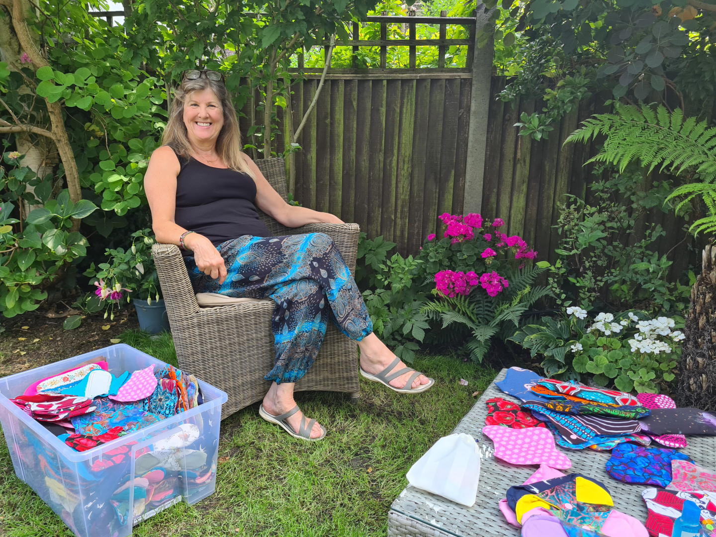 Period poverty tackled with local voluntary effort in Enfield producing hundreds of handmade, reusable and environmentally friendly sanitary pads