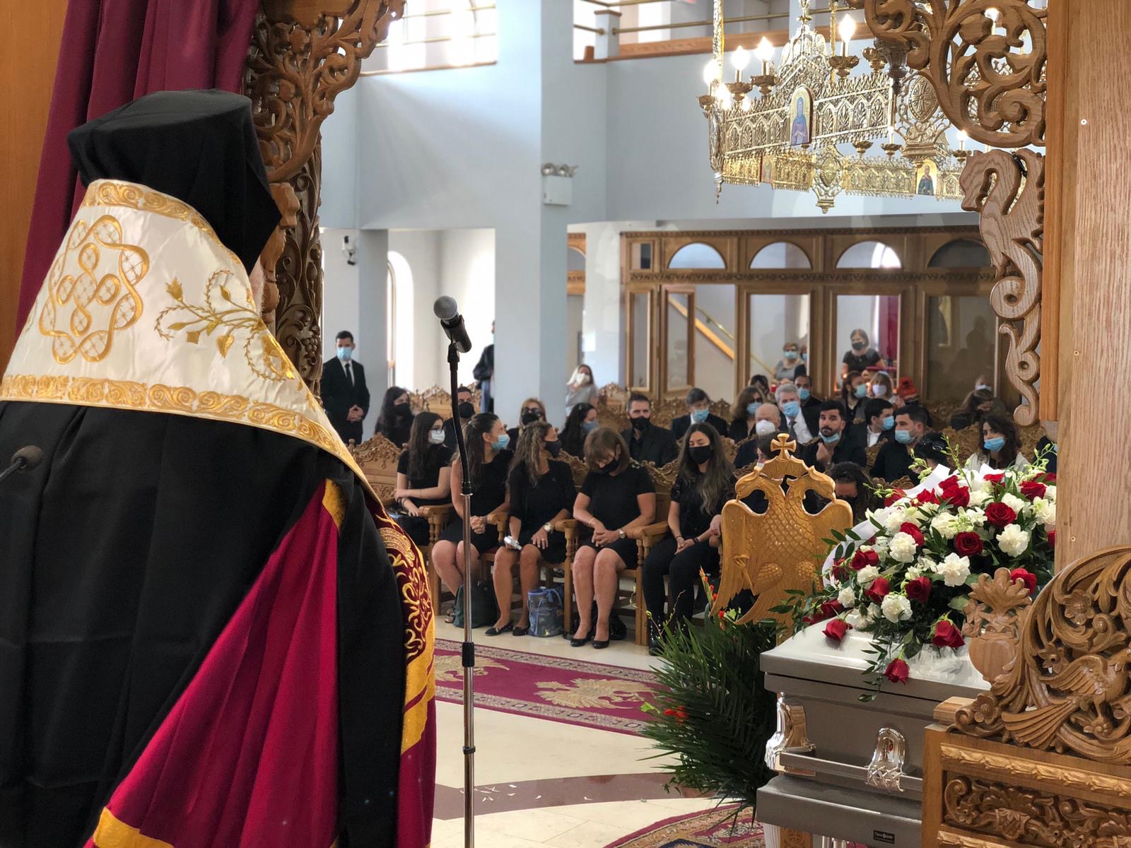 The Funeral of Greek American George Zapantis who died last week of cardiac arrest induced by excessive force used by NYPD officers