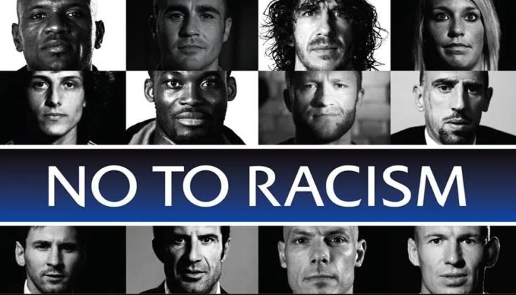 A Cypriot football player stands against racist abuse in a game of his team in Hungary