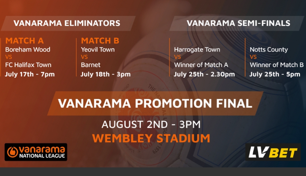 Barnet FC play off dates