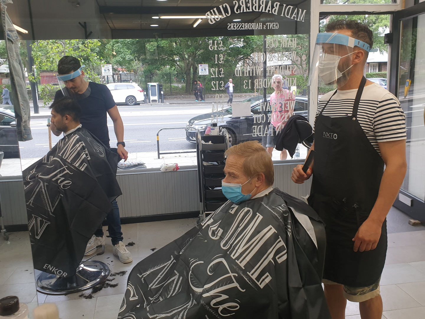 England’s pubs, restaurants and hairdressers reopen