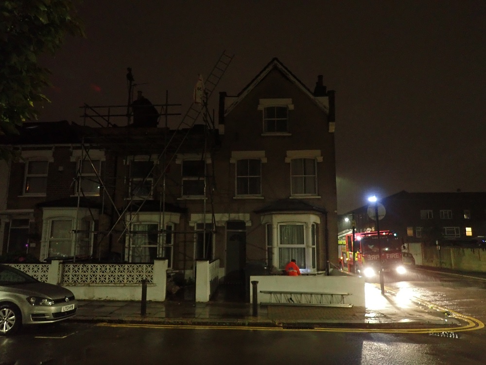 Flat fire Haringey