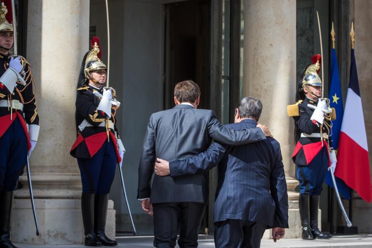 Anastasiades-Macron agree that EU needs to have a decisive and leading role in the region