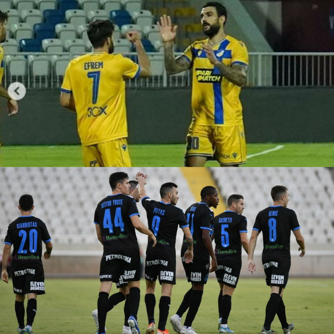 Apoel and Apollon progress to third qualifying round of the Europa League