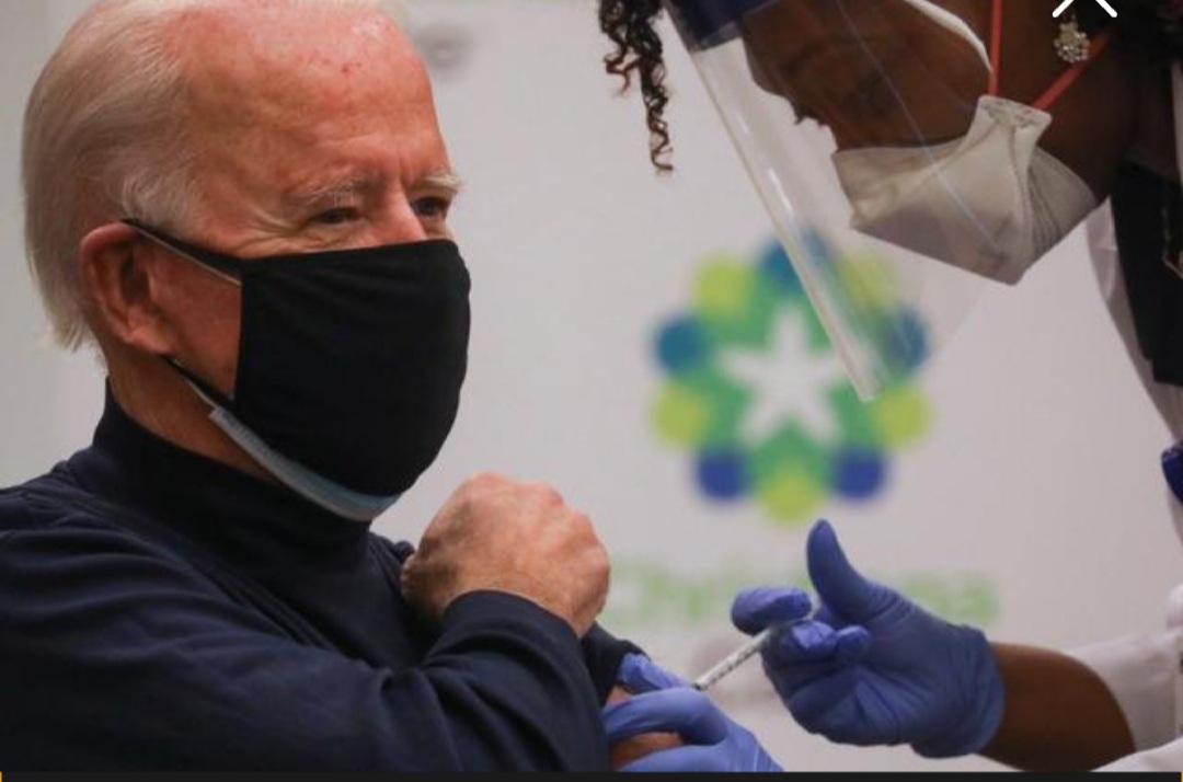 Biden gets coronavirus vaccine as U.S. inoculation effort mounts