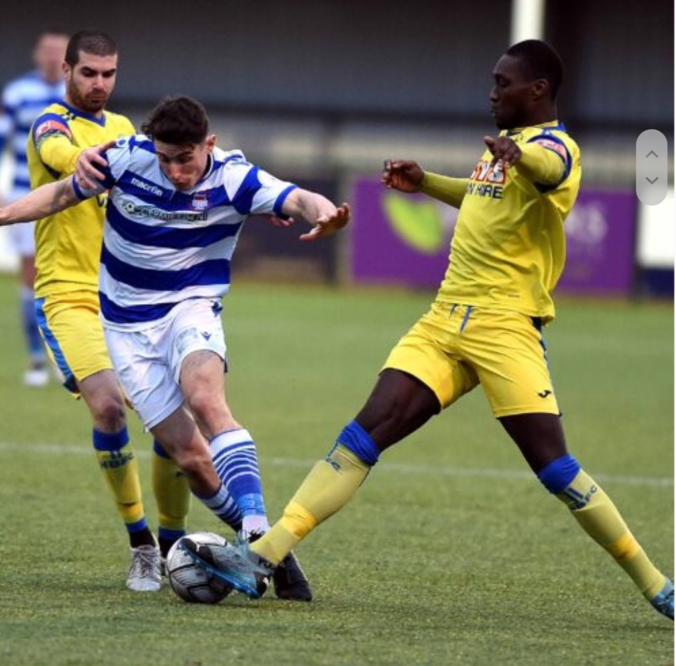 Haringey Borough two nil up but fail to beat Oxford City in the FA Trophy