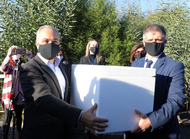 Turkish Cypriots receive first batch of Pfizer vaccines through the Technical Committee on Health