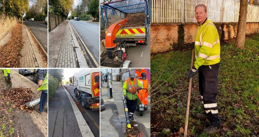 Barnet Council’s seasonal leaf clearance