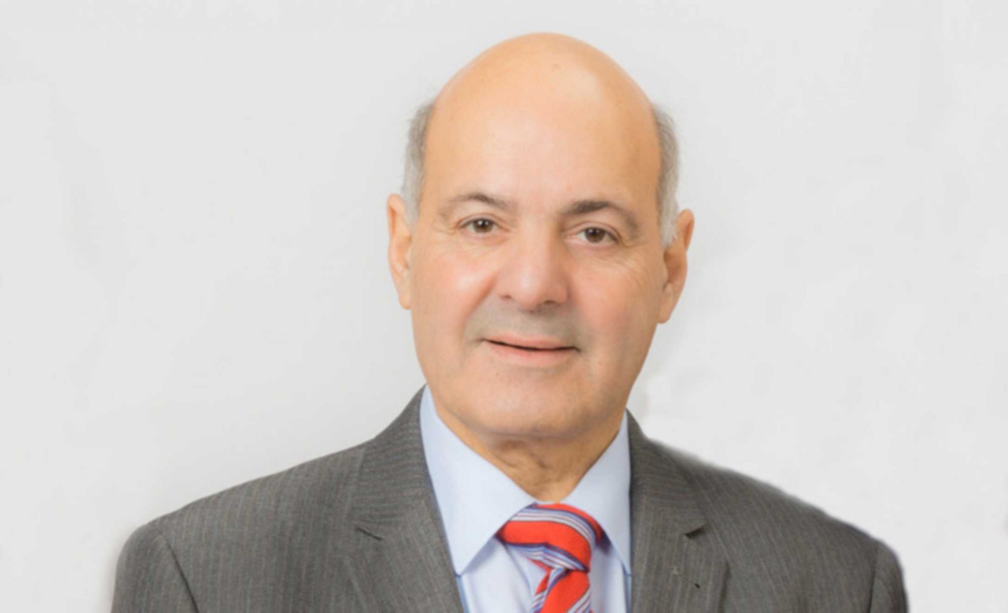 Cllr George Savva records a video message in Greek, to tell members of the Greek and Cypriot communities in Enfield to go to their vaccination appointments