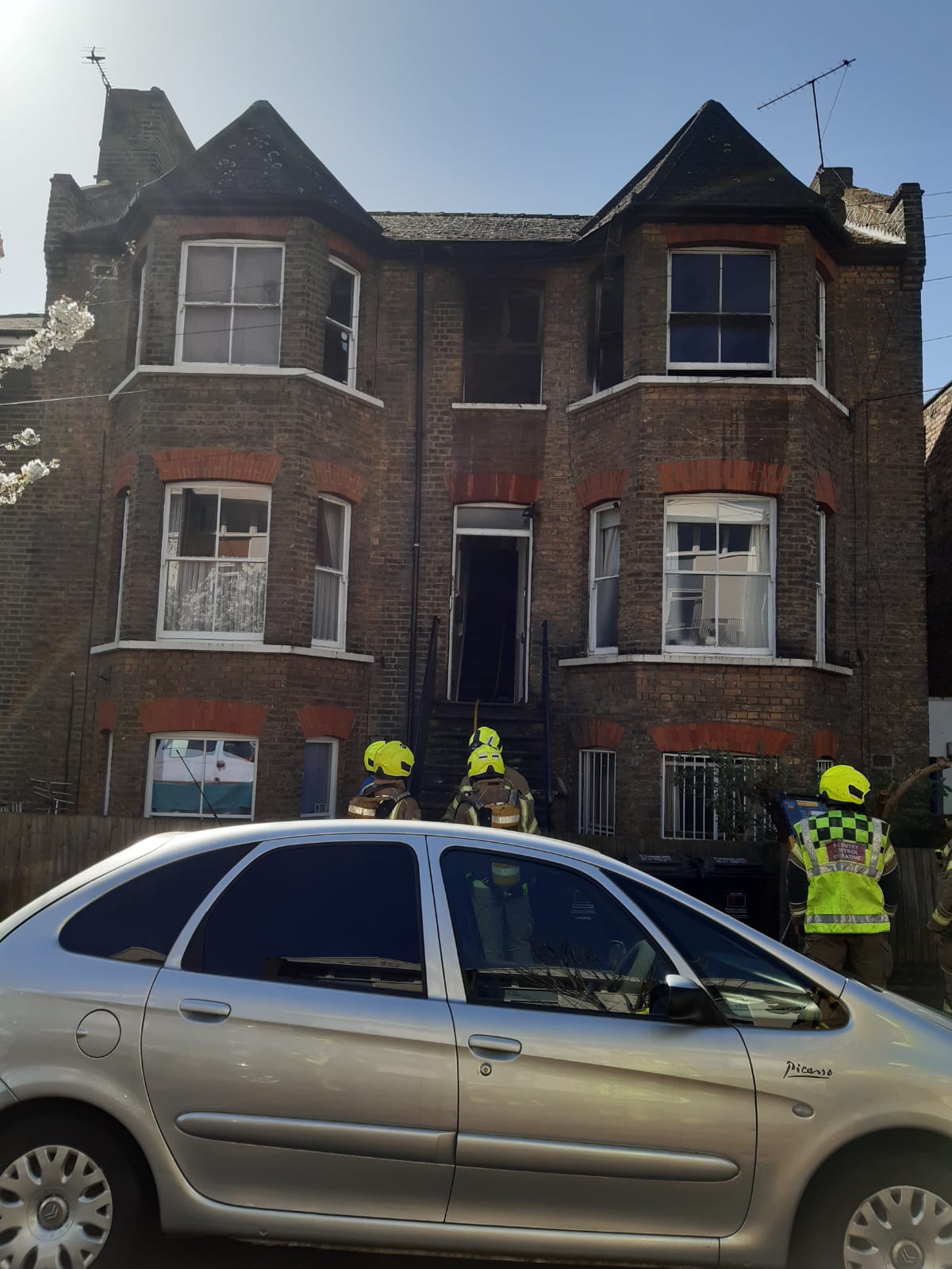 House fire – Hackney