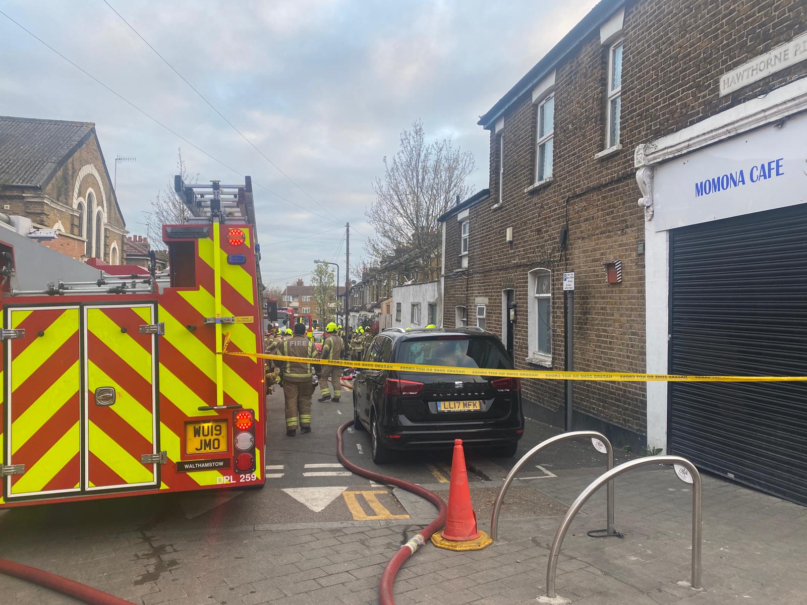 Outbuilding fire – Walthamstow