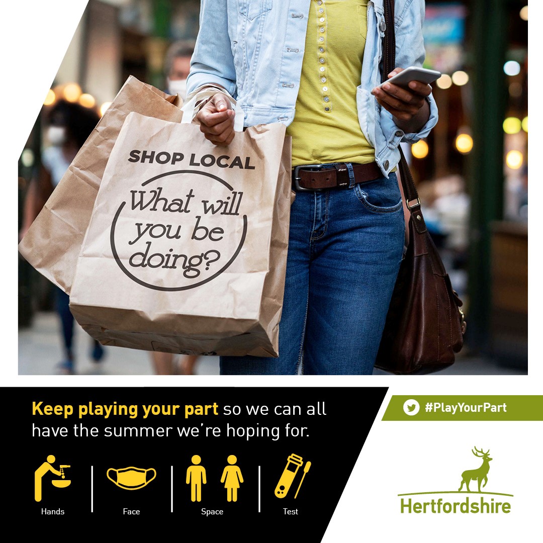 Shop locally but look after each other