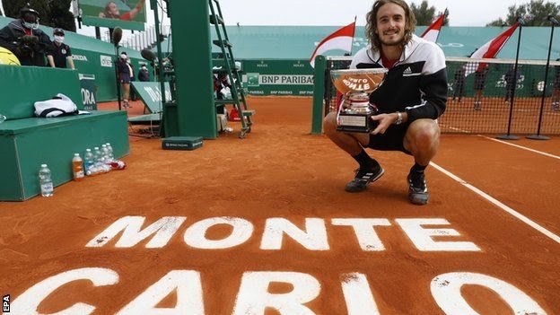 Monte Carlo Masters: Stefanos Tsitsipas wins first Masters 1000 title after win over Andrey Rublev