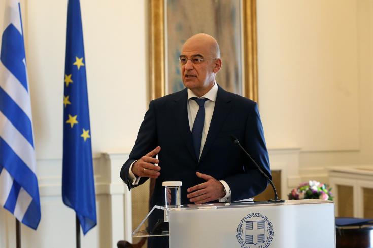 Little ground for optimism at the informal five-party conference due to Turkish stance, Dendias says