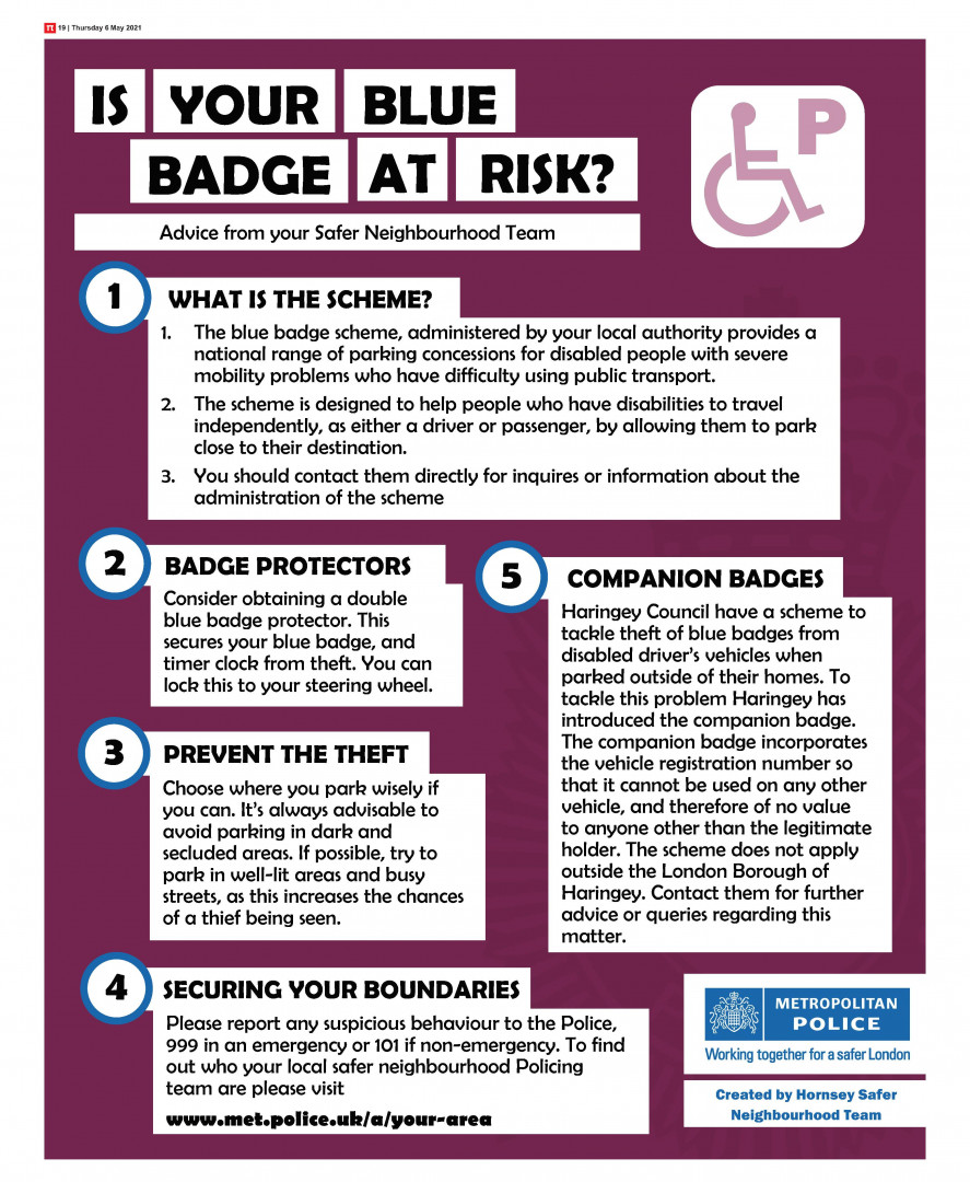 Is your blue badge at risk
