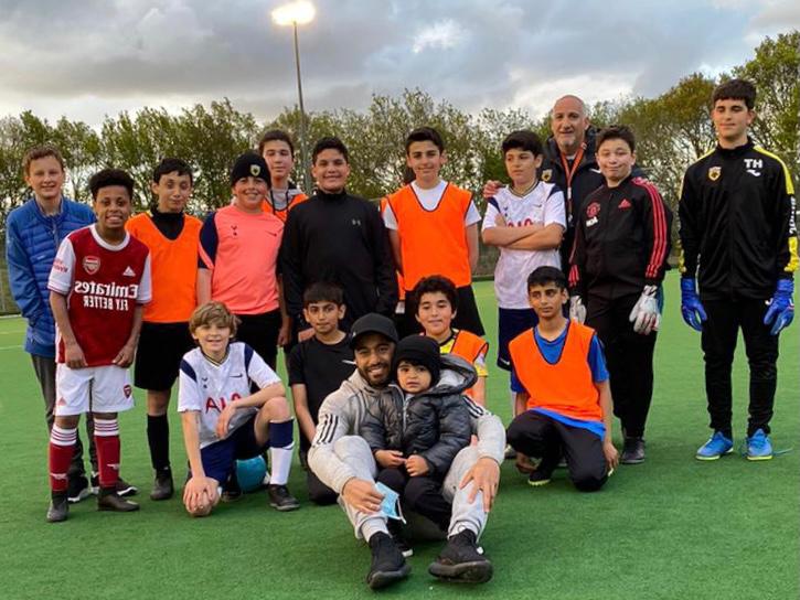 AEK Youth U12’s get a visit from Tottenham and Brazil star Lucas Moura