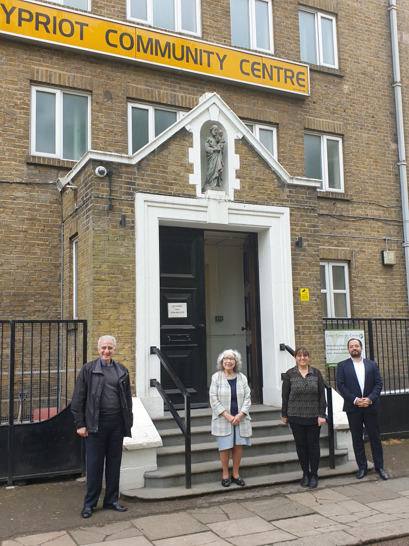 The Cyprus High Commissioner and Consul General in the UK visit Cypriot Community Centre in Wood Green