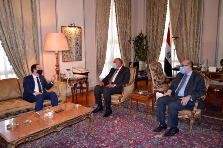 Cyprus-Egypt FMs discuss bilateral cooperation and regional issues