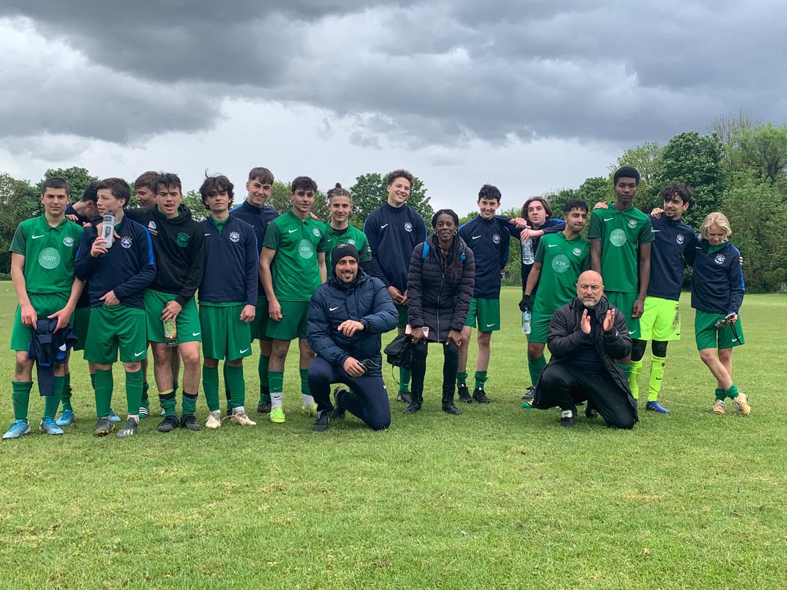 Omonia Youth FC celebrate Under 16 Gold champions