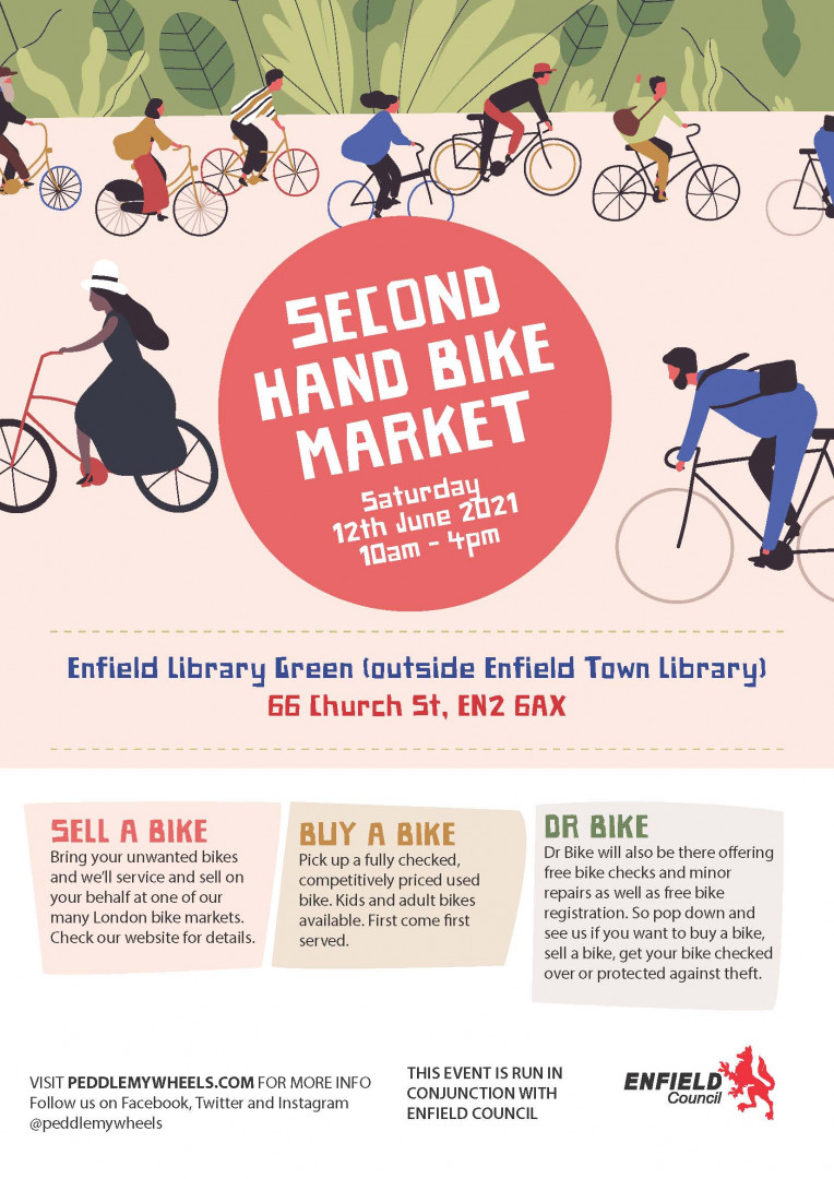 Second-hand bike markets open to Enfield residents