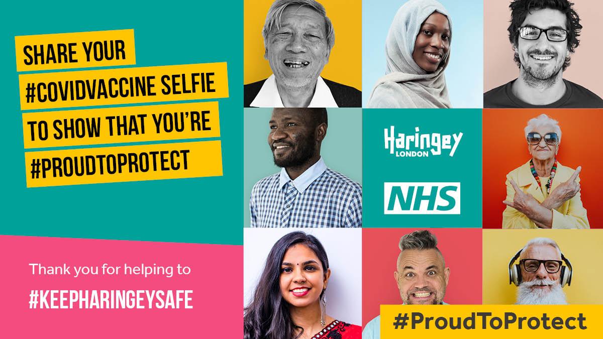 Haringey Council #ProudToProtect COVID-19 vaccine campaign!