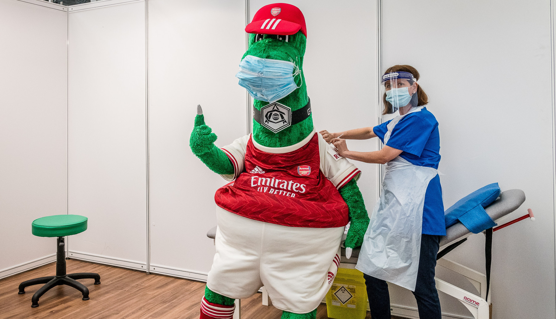 Thousands of over-18s can get first Covid-19 jabs in mass vaccine clinic hosted at Emirates Stadium