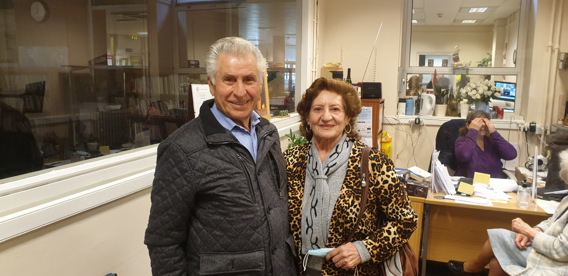 Cypriot Community Centre in Wood Green thanks Christos and Androulla Markou for donating cakes for their meals on wheels