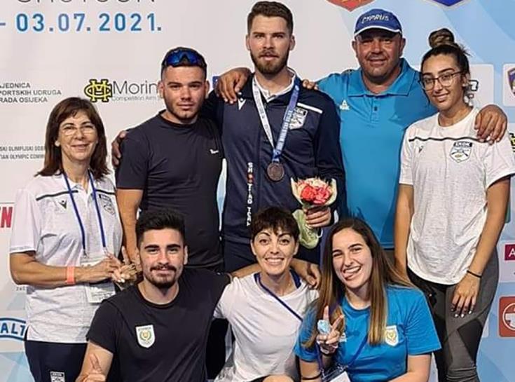 Cyprus athlete wins bronze medal in ISSF World Cup in Croatia